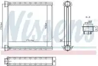 Радиатор печки NISSENS 707278