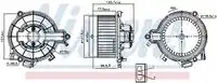 Вентилятор отопителя NISSENS 87616