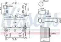 Масляный радиатор NISSENS 91472