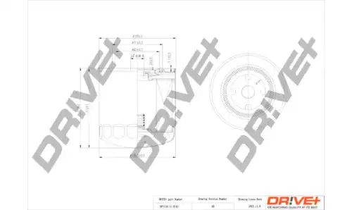 Фильтр масляный DR!VE+ DP1110.11.0142
