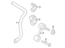 Тяга стабилизатора PORSCHE 1K0 505 465AA