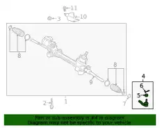 Рулевой наконечник TOYOTA / LEXUS 4546009360