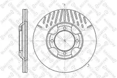 Тормозной диск STELLOX 6020-3216V-SX вентилируемый , передняя ось