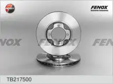 Тормозной диск FENOX TB217500 вентилируемый , передняя ось