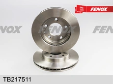 Тормозной диск FENOX TB217511 вентилируемый передняя ось