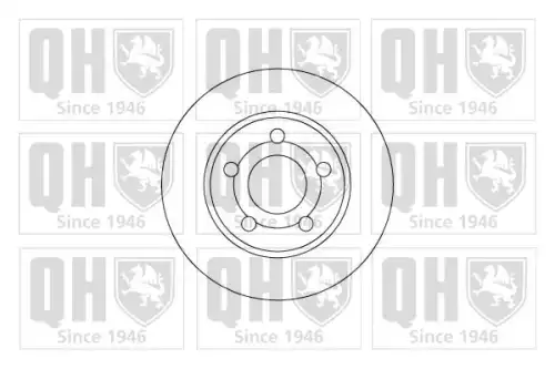 Тормозной диск QUINTON HAZELL BDC3316 вентилируемый ,