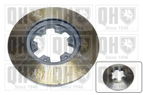 Тормозной диск QUINTON HAZELL BDC3677 вентилируемый ,