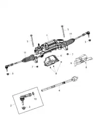 Рулевой наконечник DODGE 68185502AD