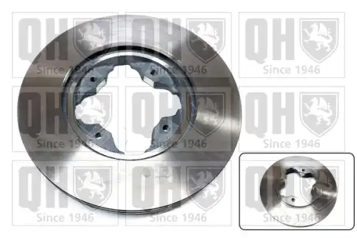Тормозной диск QUINTON HAZELL BDC4357 вентилируемый ,