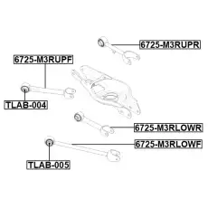 Рычаг подвески FEBEST 6725-M3RUPF