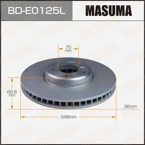 Тормозной диск MASUMA BD-E0125L