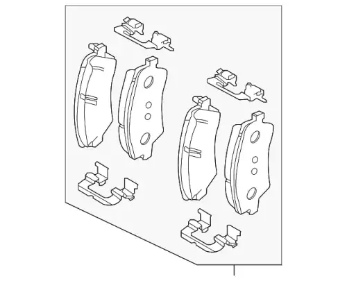 PAD KIT-FRONT DISC BRAKE 58101AAA01 HYUNDAI