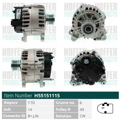 Генератор HOFFER H55151115