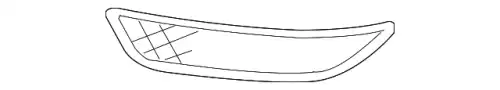 Решетка бампера MITSUBISHI 7450A224