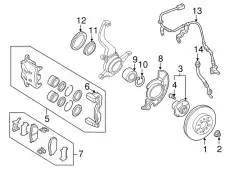 Подшипник ступицы J00126151 MAZDA