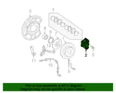 Суппорт тормозной MB 004 423 32 98