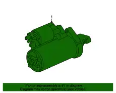Стартер MB 005 151 24 01 80