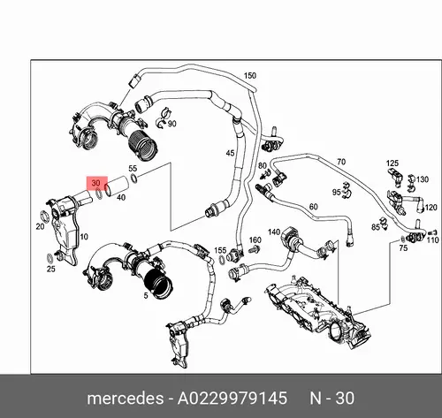кольцо уплотнительное!\ MB 022 997 91 45