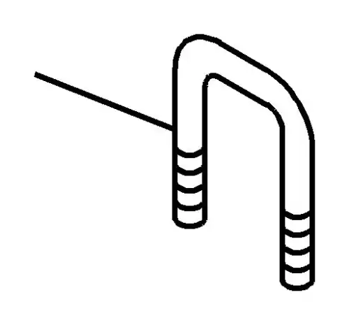 U BOLT, FRT SPR 8941196712 ISUZU