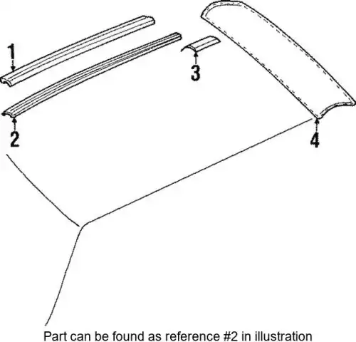 MOLDING, DRIP,B 8943588002 ISUZU