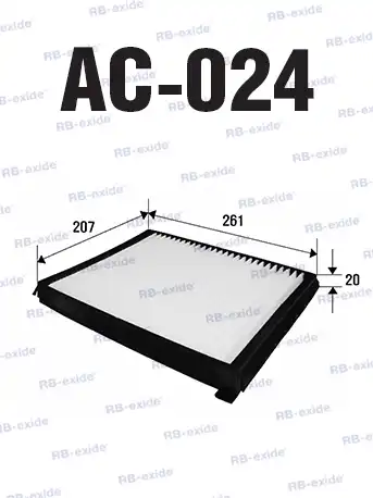 Салонный фильтр RB-EXIDE AC024