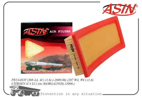 Фильтр воздушный ASIN ASINFA2785