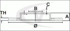 Тормозной диск VAICO V10-80079