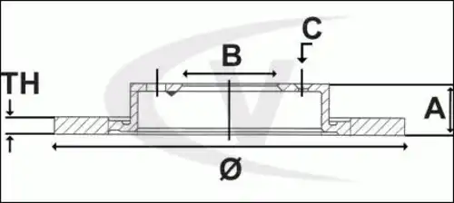 Тормозной диск VAICO V10-80081