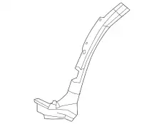 A1668850524 MERCEDES КРОНШТЕЙН КРЕПЛЕНИЯ БАМПЕРА СПРАВА MB