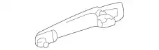 Ручка двери MB 170 766 00 01