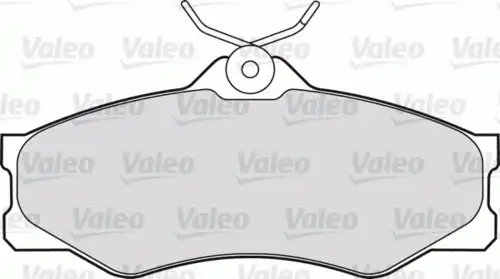 Тормозные колодки дисковые VALEO 598027