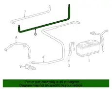 Перемычка АКБ MB 2025400730