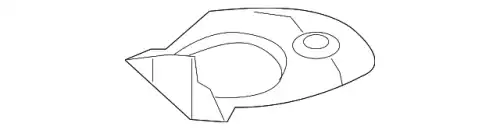 Подкрылок MB 2036982130