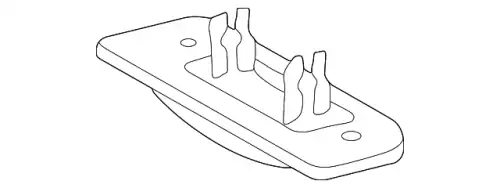 Стекло фары MB 203 820 00 66