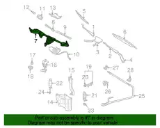 МЕХАНИЗМ СТЕКЛООЧИСТИТЕЛЯ 203 820 09 12 MB