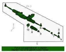 Рулевая рейка MB 207 460 14 00 80