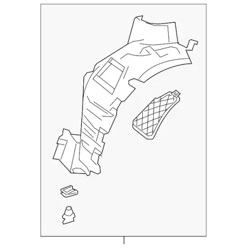 Подкрылок MB 207 690 25 30