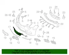 Решетка радиатора MB 207 880 01 85