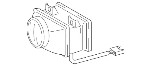 Фара противотуманная MB 208 820 03 56