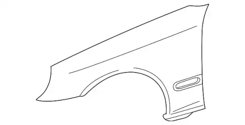 Крыло MB 209 880 04 18