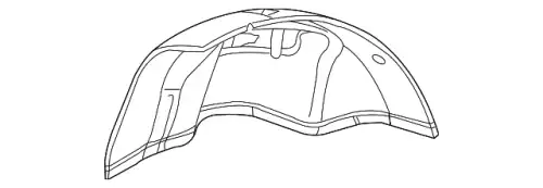 Подкрылок MB 211 682 02 41