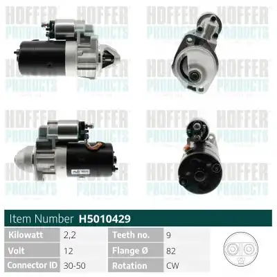 Стартер HOFFER H5010429