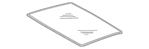 Стекло люка MB 211 780 07 21