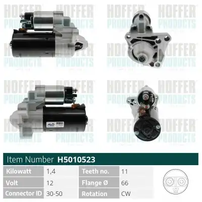 Стартер HOFFER H5010523