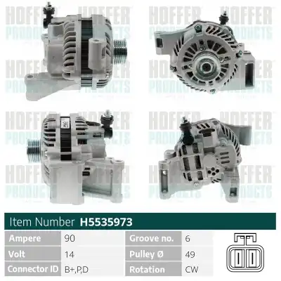 Генератор HOFFER H5535973