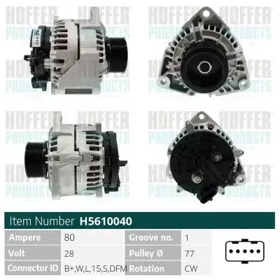 Генератор HOFFER H5610040