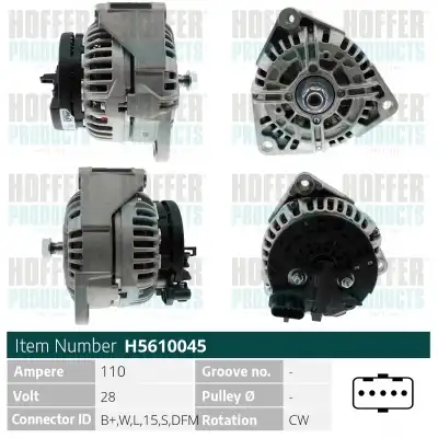 Генератор HOFFER H5610045