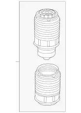 ПНЕВМОПРУЖИНА ПОДВЕСКИ 212 320 43 25 MB