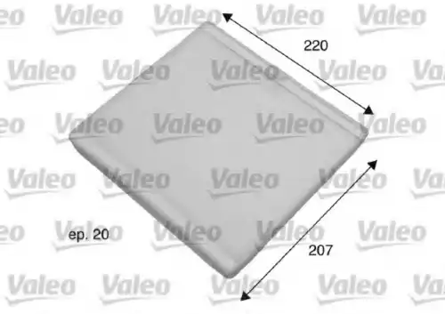 Салонный фильтр VALEO 698769
