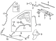 Щетка стеклоочистителя LR180491 LAND ROVER